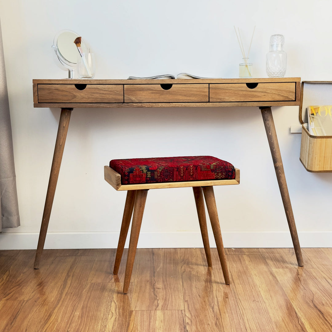 makeup-vanity-bench-red-rug-modern-vanity-stools-functional-art-piece-for-interiors-upphomestore
