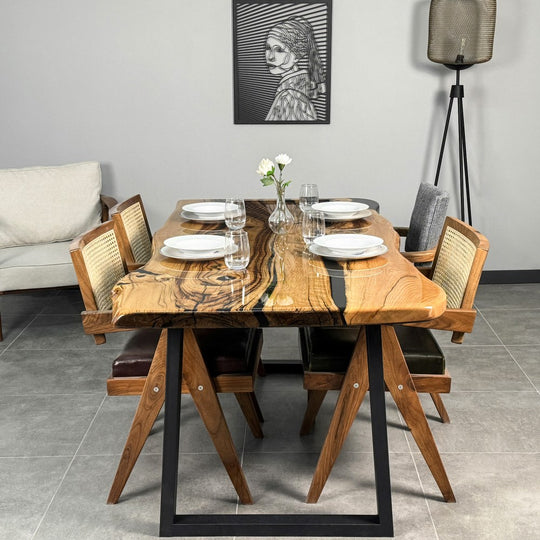 Walnut Dining Tables – Solid Walnut & Live Edge Dining Room Style