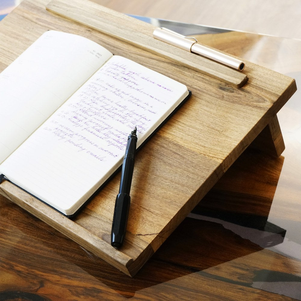 Writing Slope - Wooden Laptop Stand - Solid Walnut