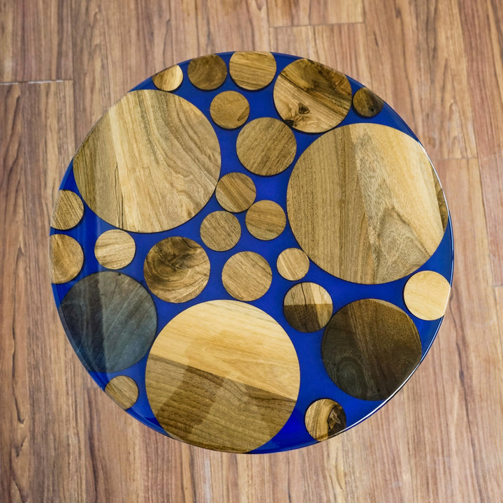 blue-resin-round-coffee-table-bubble-design-epoxy-furniture-luxurious-touch-to-any-space-upphomestore