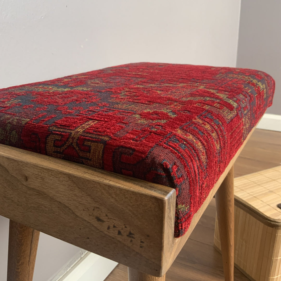 comfortable-wooden-piano-bench-red-velvet-upphomestore