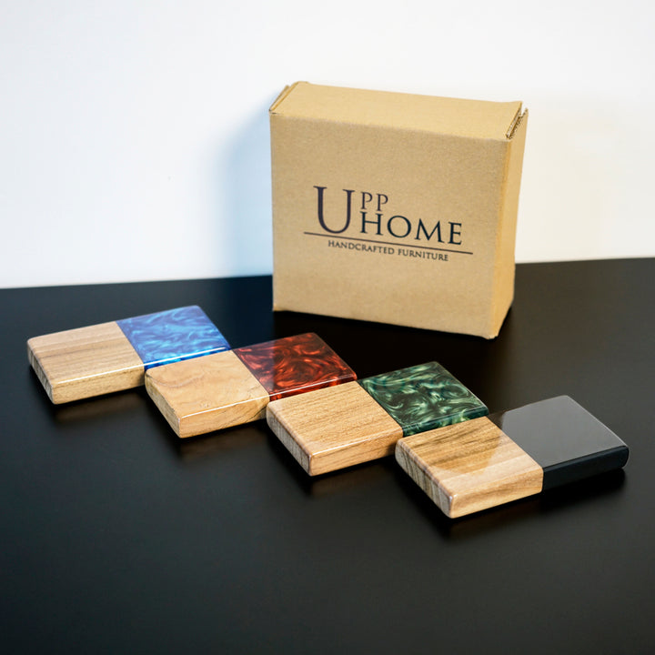 Epoxy Wood Sample - Pack of 4