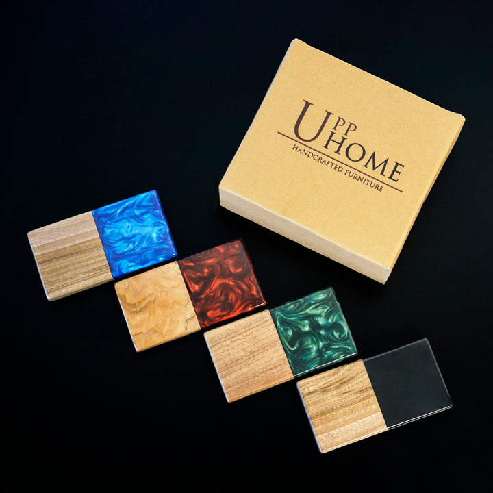 Epoxy Wood Sample - Pack of 4