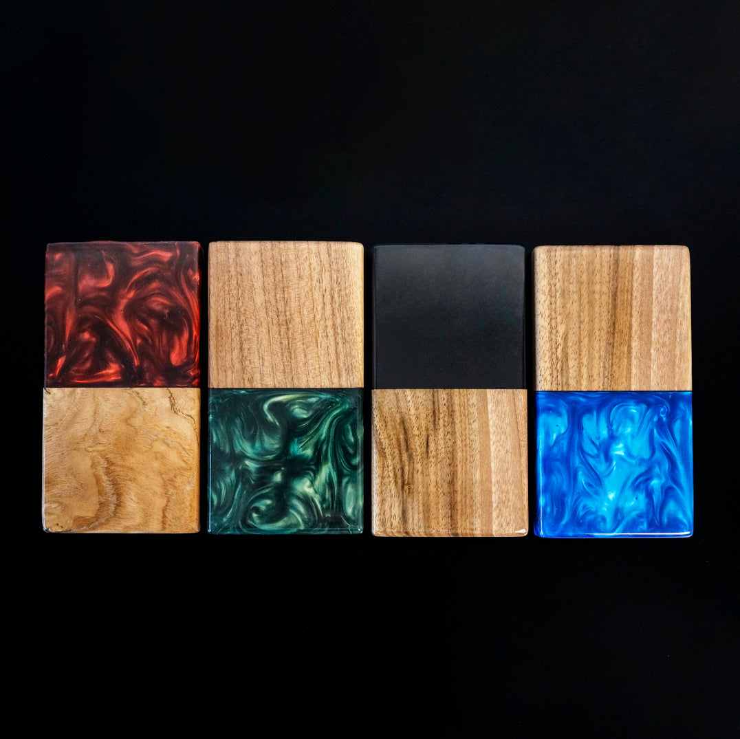 Epoxy Wood Sample - Pack of 4