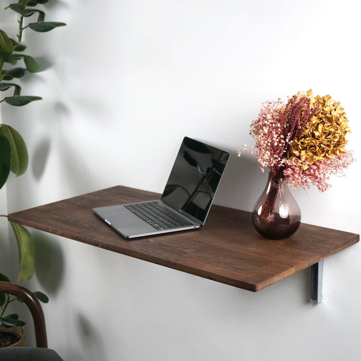 Folding Desk Wall Mounted Floating Wooden Table - UPP Home Store