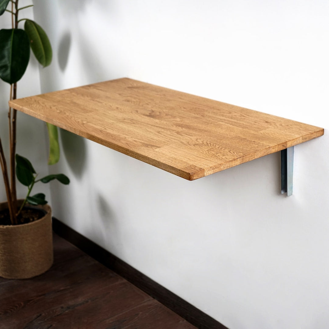 Folding Desk Wall Mounted Floating Wooden Table - UPP Home Store