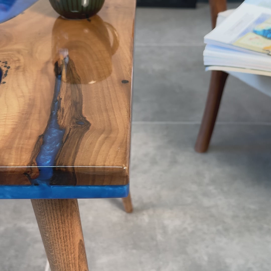 blue-epoxy-resin-walnut-square-coffee-table-video-live-edge-river-table-elegant-home-furniture-upphomestore