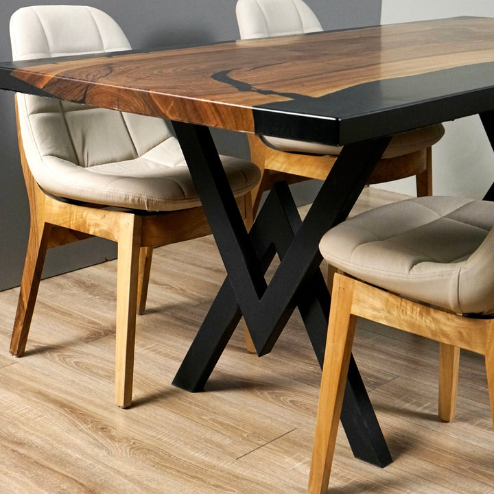 walnut-solid-dining-table-dining-table-sets-farmhouse-table-set-work-and-computer-table-black-epoxy-resin-table-metal-leg-spacious-upphomestore