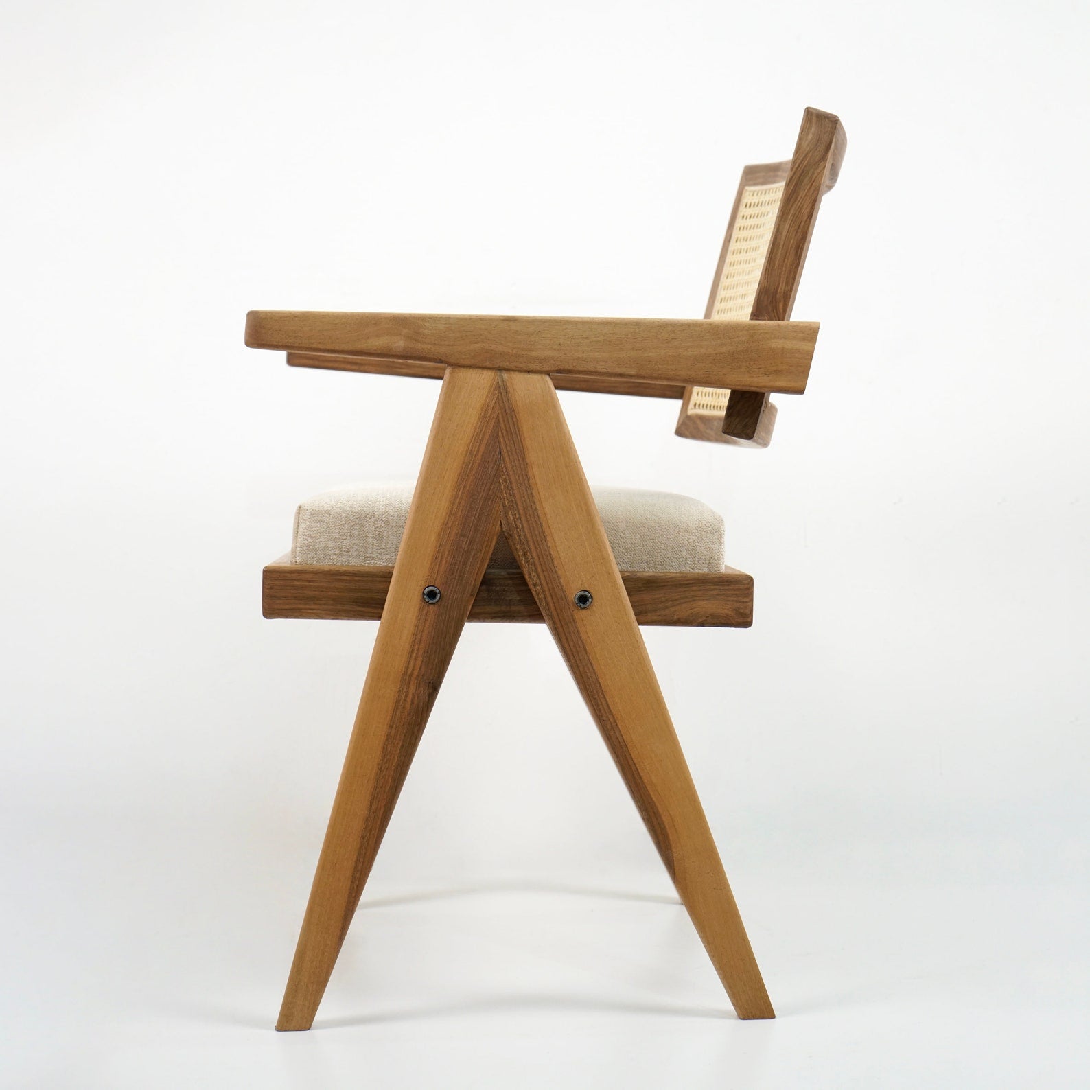 Pierre Jeanneret Dining Armchair - Chandigarh Walnut Chair